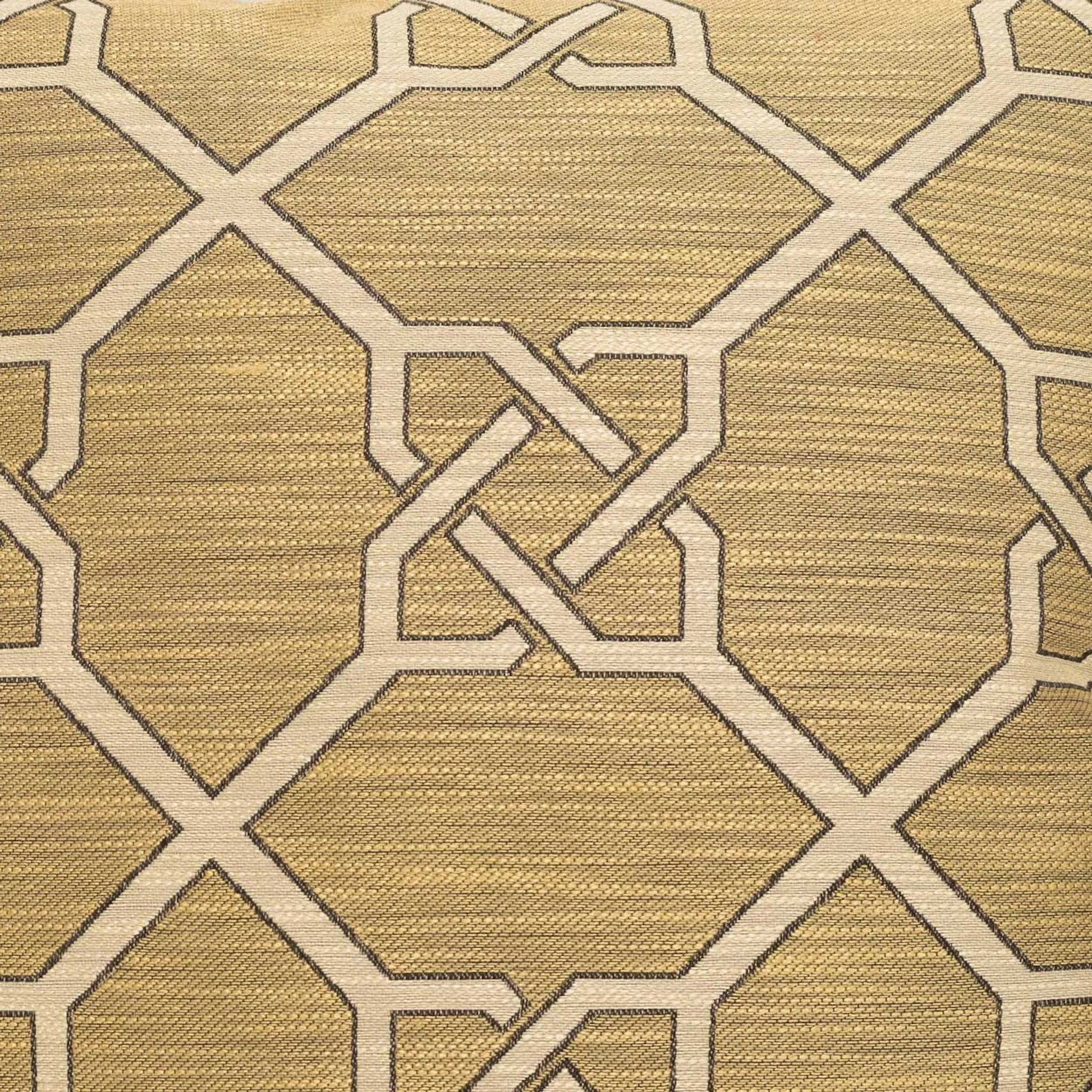 Bridle Pillow by DV Kap Home in camel. Made from 73% rayon, 27% polyester in a transitional style.