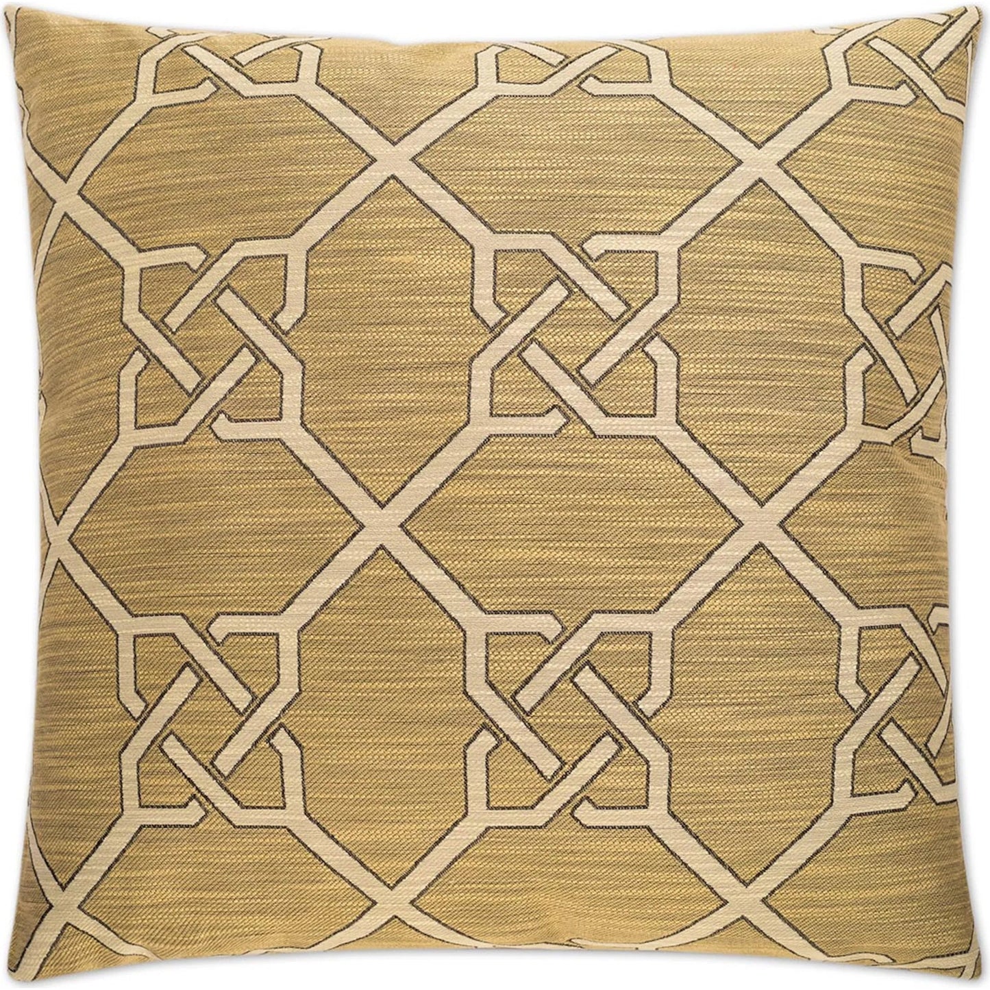 001 SI-2380708 | Primary Silo | Bridle Pillow by DV Kap Home in camel. Made from 73% rayon, 27% polyester in a transitional style.
