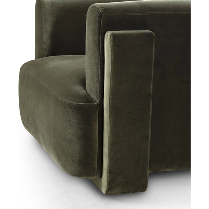 Hartley Chair by Four Hands in surrey olive. Made from 76.8% cotton, 23.2% polyester in a traditional style.