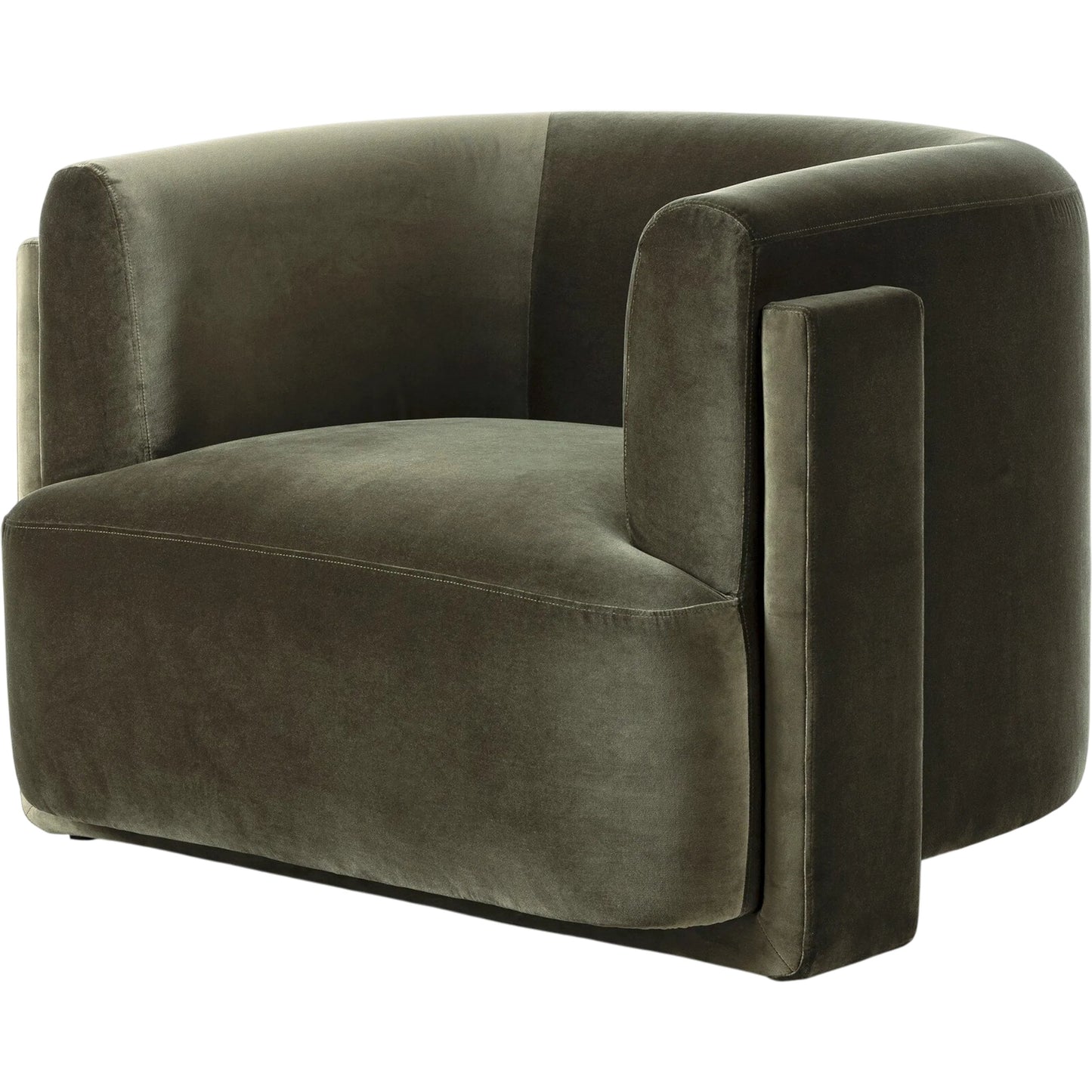 001 SI-2519194 | Primary Silo | Hartley Chair by Four Hands in surrey olive. Made from 76.8% cotton, 23.2% polyester in a traditional style.