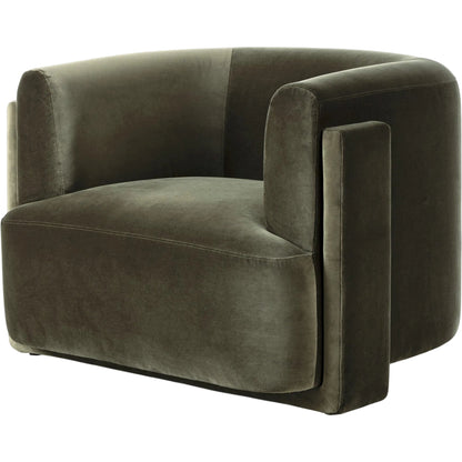 Hartley Chair by Four Hands in surrey olive. Made from 76.8% cotton, 23.2% polyester in a traditional style.