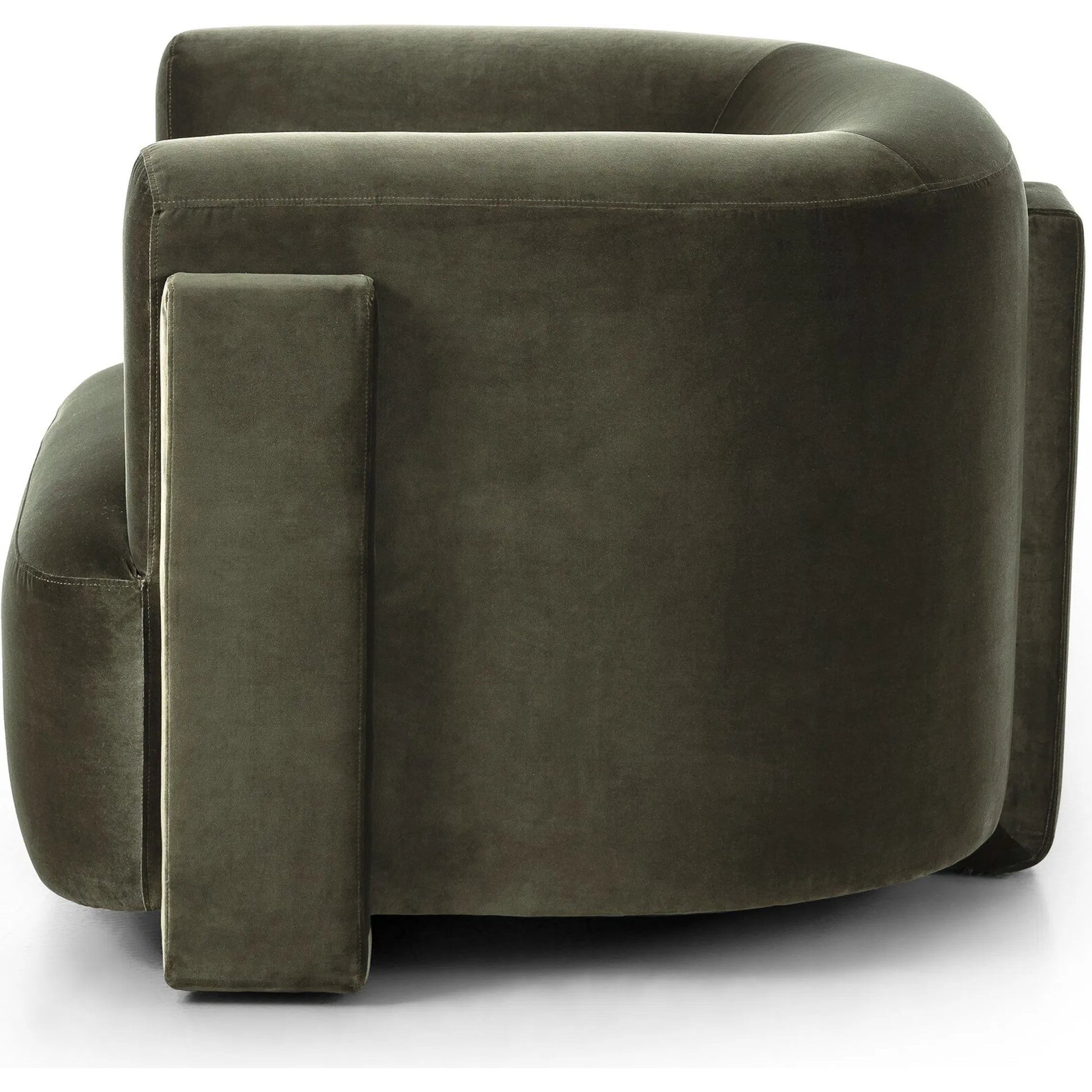 Hartley Chair by Four Hands in surrey olive. Made from 76.8% cotton, 23.2% polyester in a traditional style.