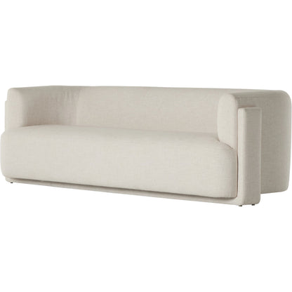 Hartley Sofa by Four Hands in dover crescent. Made from 71% viscose (rayon), 17% polyester, 12% flax, linen, poplar plywood, 100% polyester in a modern style.