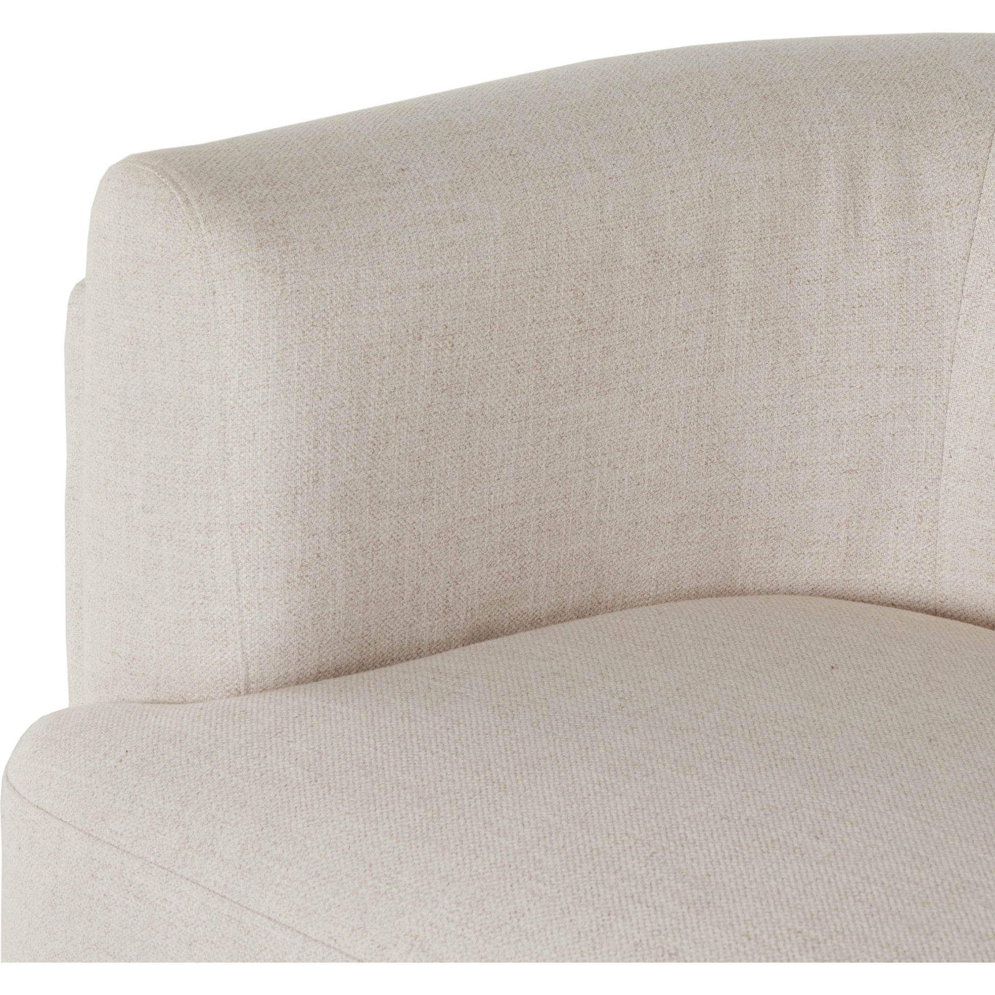 Hartley Sofa by Four Hands in dover crescent. Made from 71% viscose (rayon), 17% polyester, 12% flax, linen, poplar plywood, 100% polyester in a modern style.