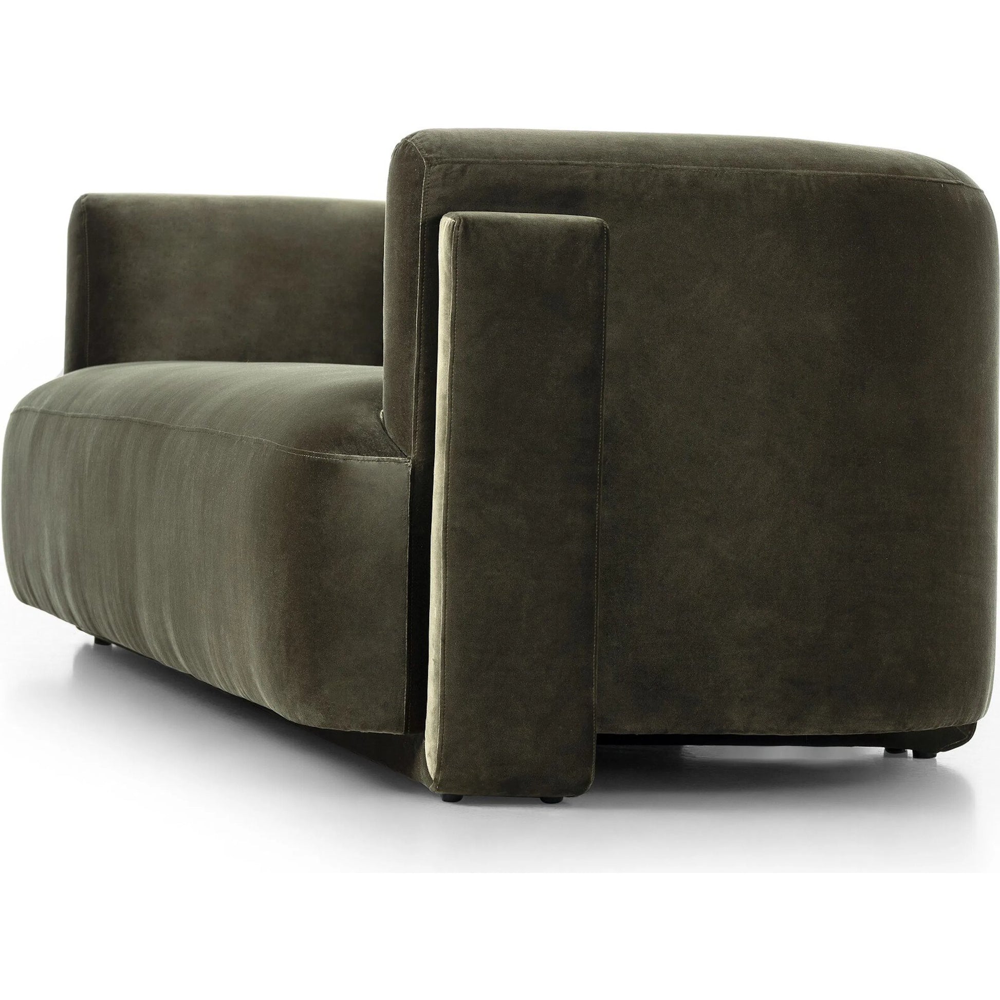 Hartley Sofa by Four Hands in surrey olive. Made from 76.8% cotton, 23.2% polyester in a traditional style.