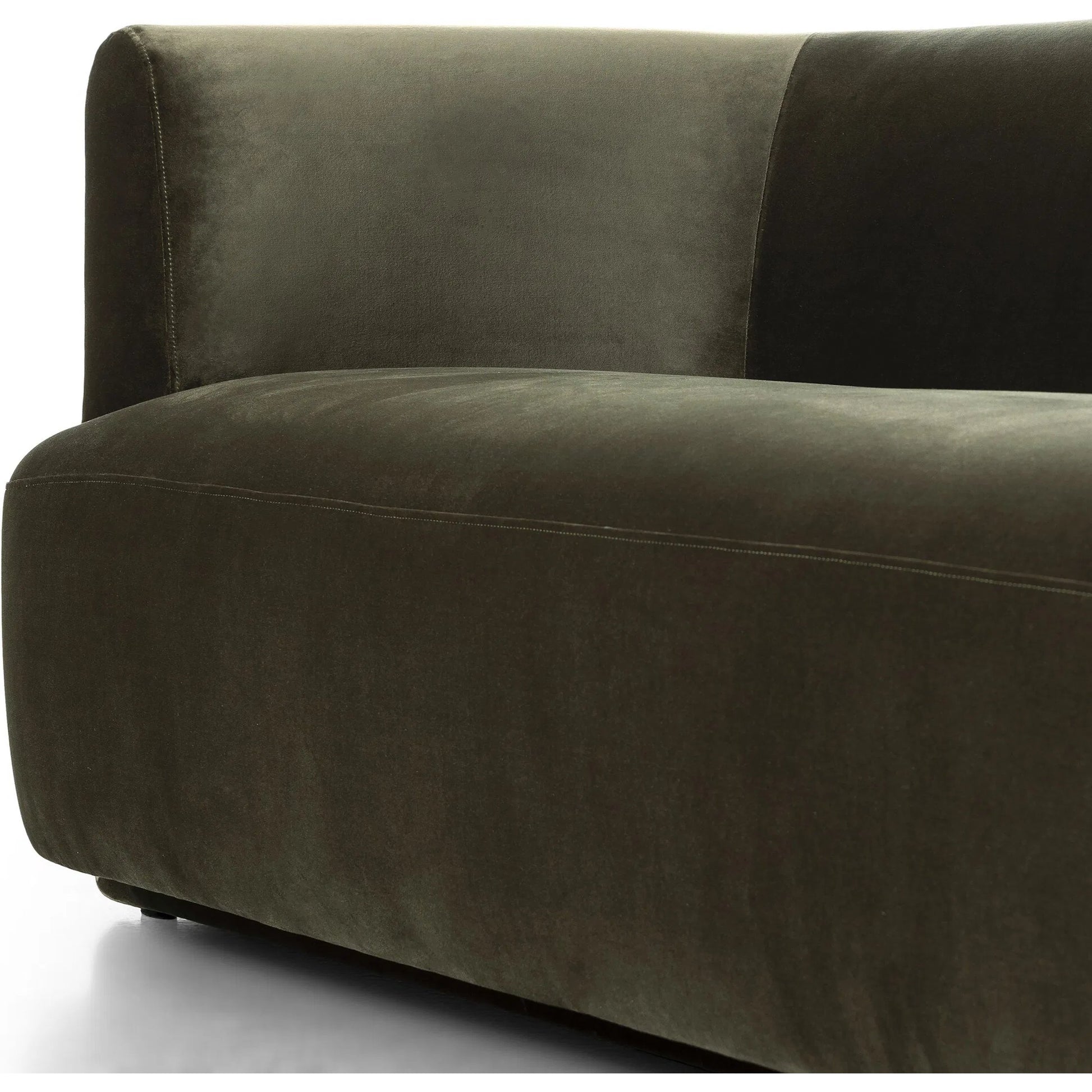 Hartley Sofa by Four Hands in surrey olive. Made from 76.8% cotton, 23.2% polyester in a traditional style.