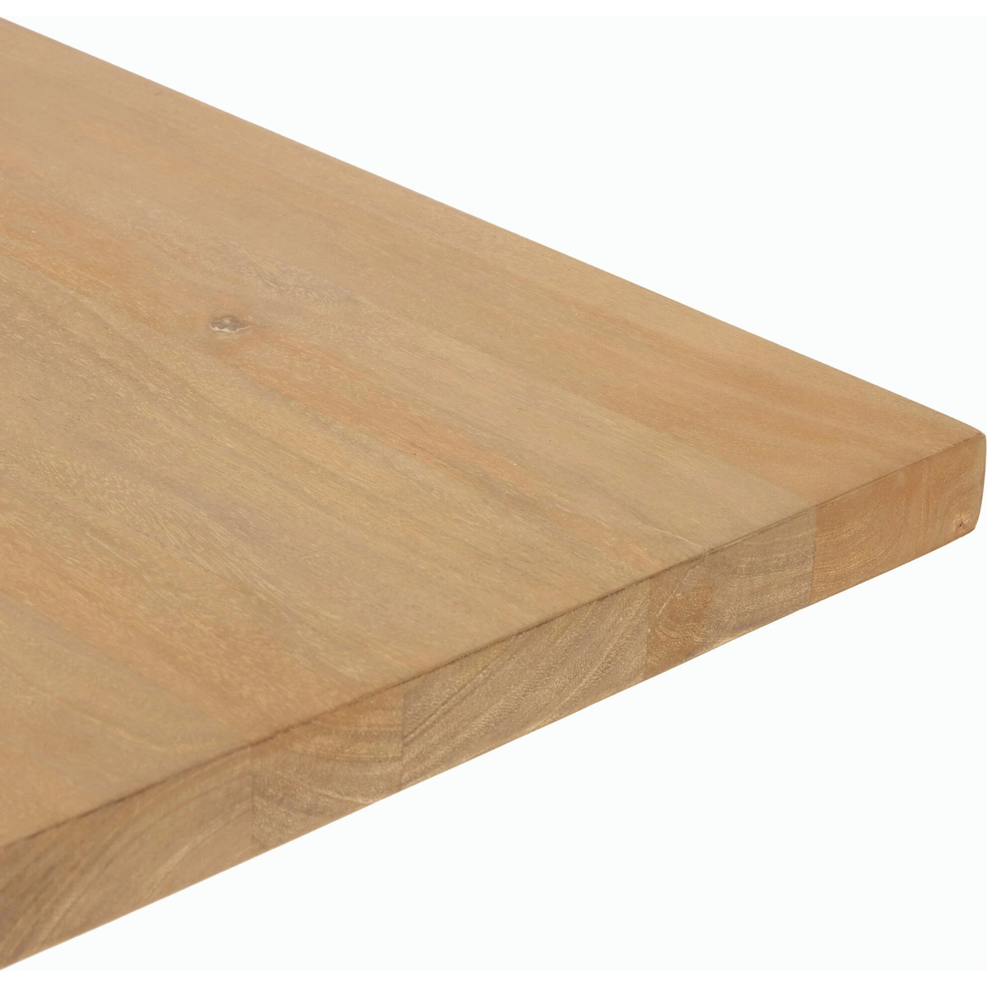 Carmel Dining Table by Four Hands in natural mango. Made from solid mango, iron in a modern style.