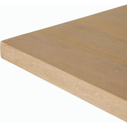 Carmel Dining Table by Four Hands in natural mango. Made from solid mango, iron in a modern style.