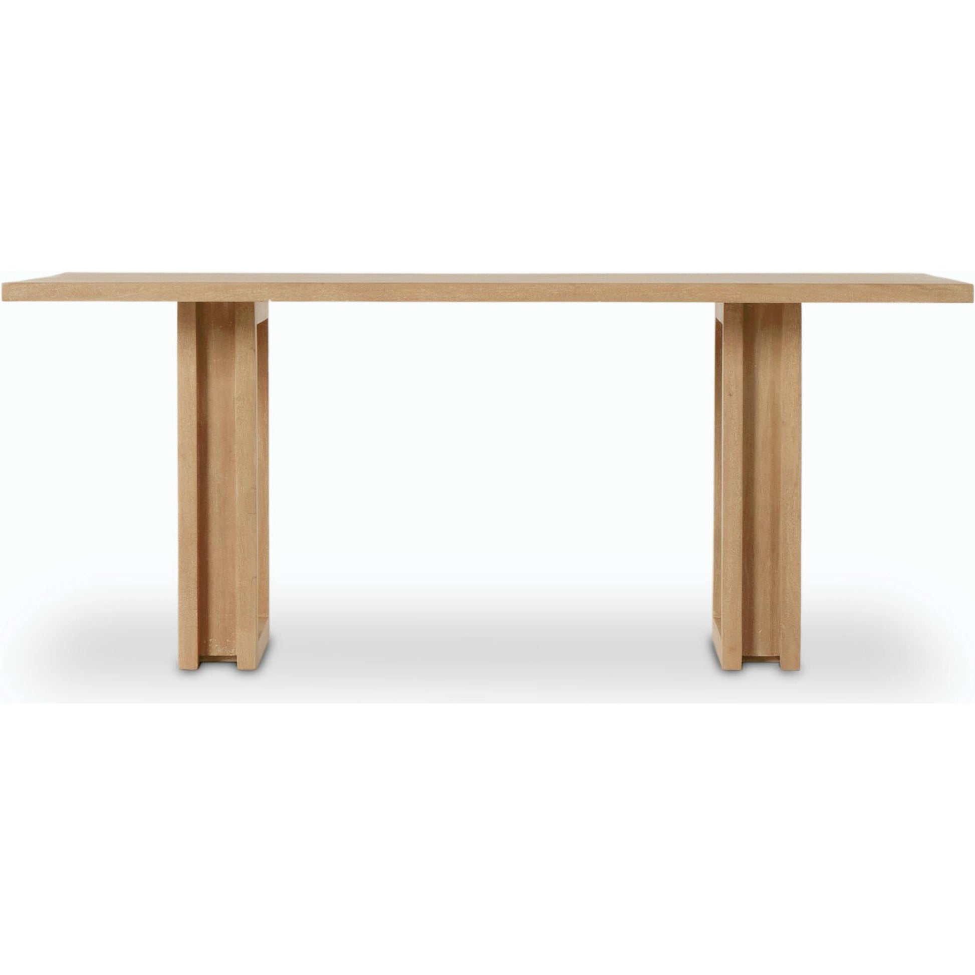 Carmel Dining Table by Four Hands in natural mango. Made from solid mango, iron in a modern style.