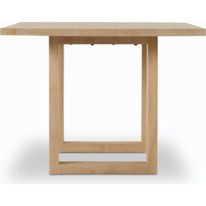 Carmel Dining Table by Four Hands in natural mango. Made from solid mango, iron in a modern style.