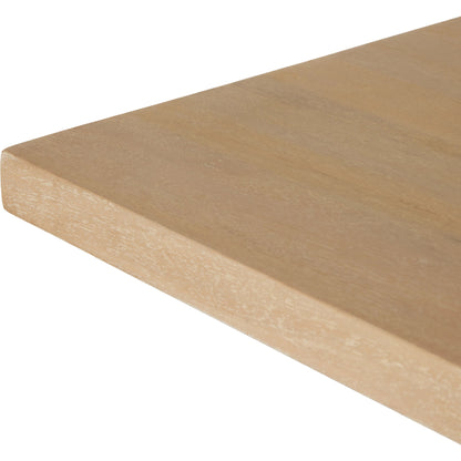 Carmel Dining Table by Four Hands in natural mango. Made from solid mango, iron in a modern style.