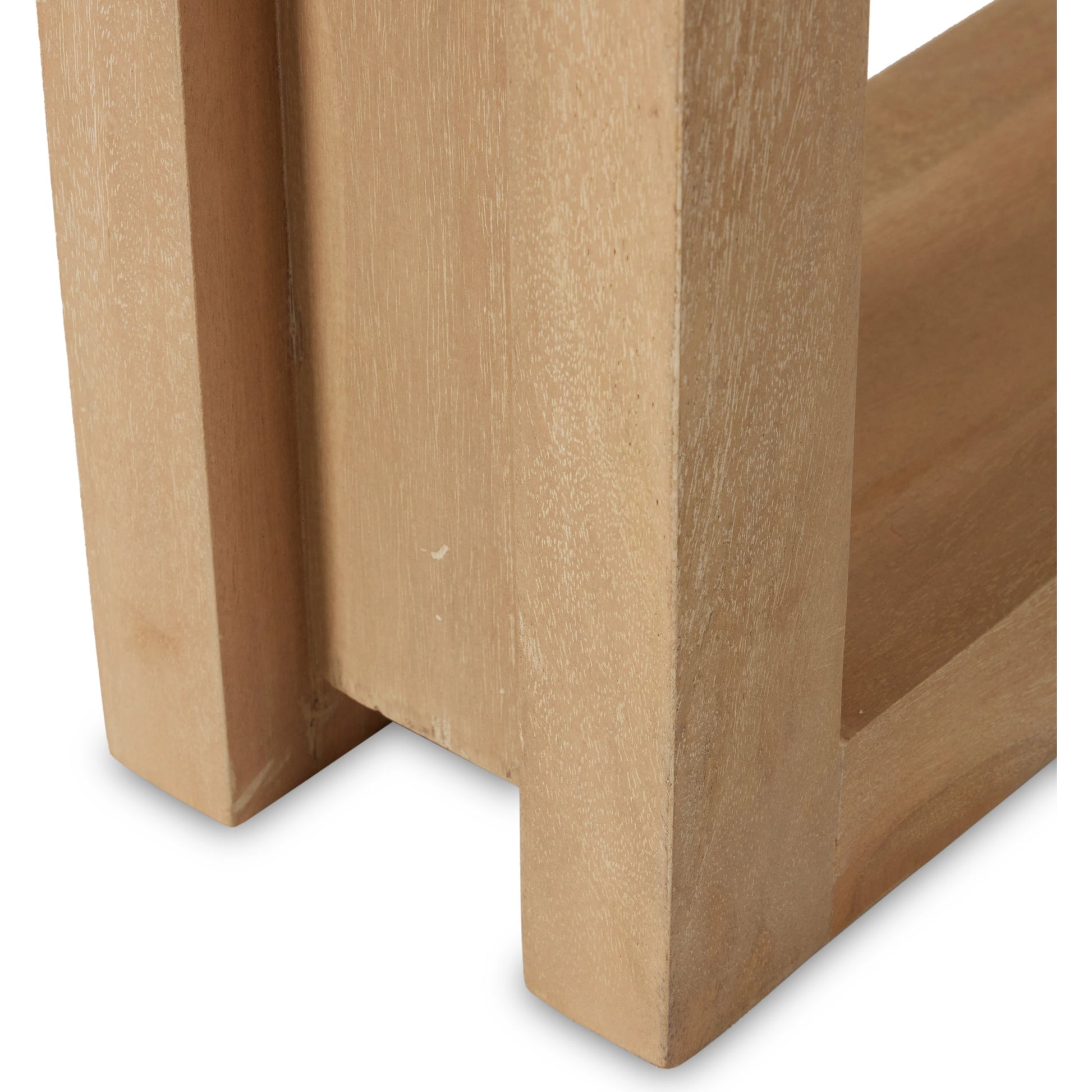 Carmel Dining Table by Four Hands in natural mango. Made from solid mango, iron in a modern style.