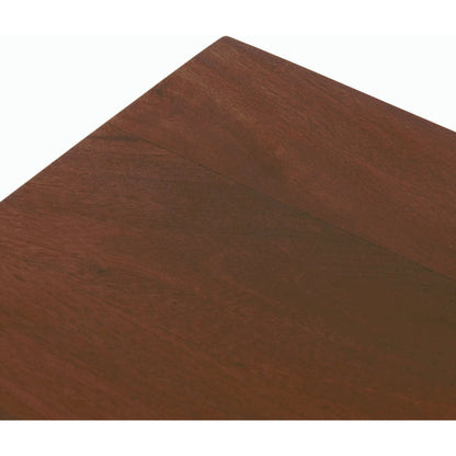 Carmel Dining Table by Four Hands in natural mango. Made from solid mango, iron in a modern style.