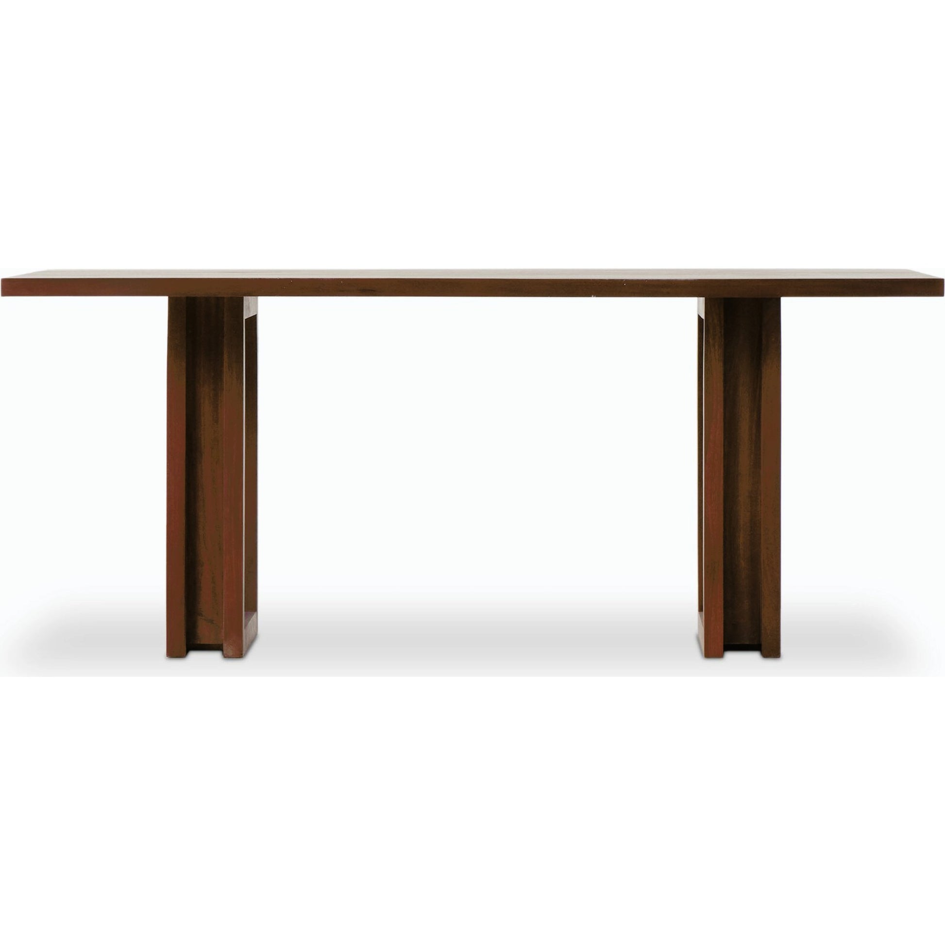 Carmel Dining Table by Four Hands in natural mango. Made from solid mango, iron in a modern style.