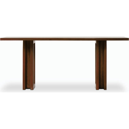 Carmel Dining Table by Four Hands in natural mango. Made from solid mango, iron in a modern style.