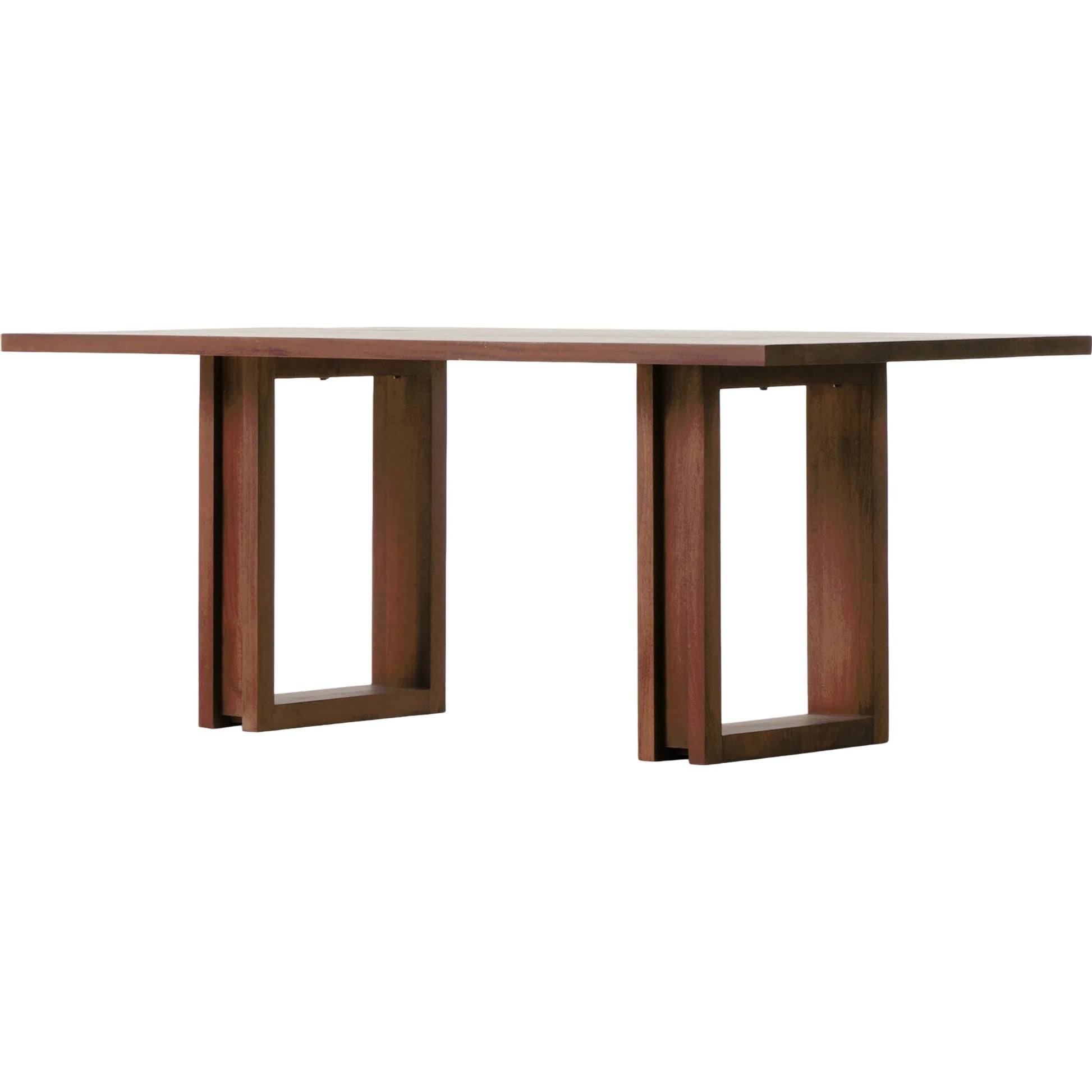 Carmel Dining Table by Four Hands in natural mango. Made from solid mango, iron in a modern style.
