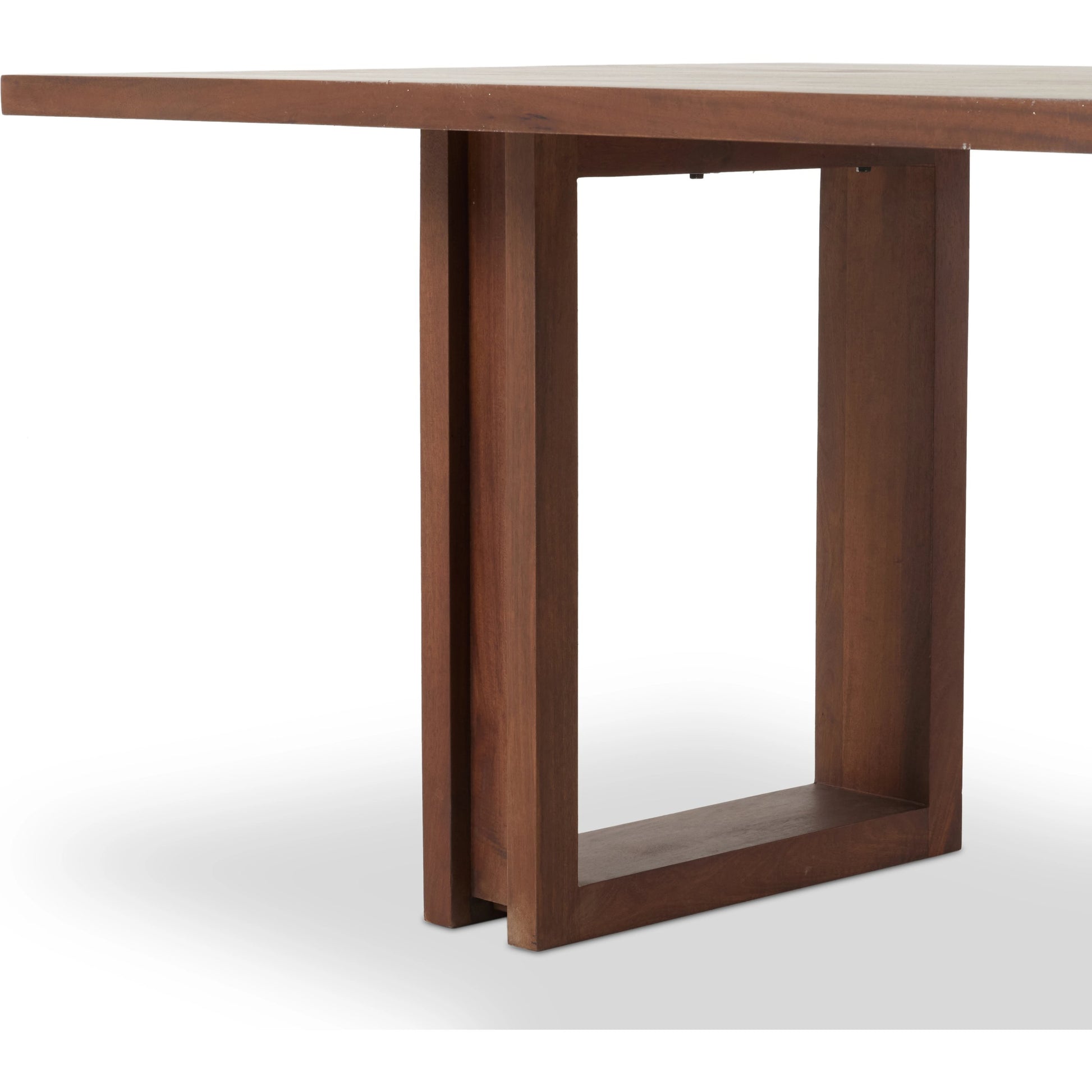 Carmel Dining Table by Four Hands in natural mango. Made from solid mango, iron in a modern style.