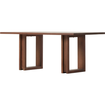 Carmel Dining Table by Four Hands in natural mango. Made from solid mango, iron in a modern style.