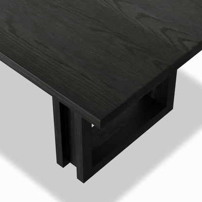 Carmel Dining Table by Four Hands in natural mango. Made from solid mango, iron in a modern style.