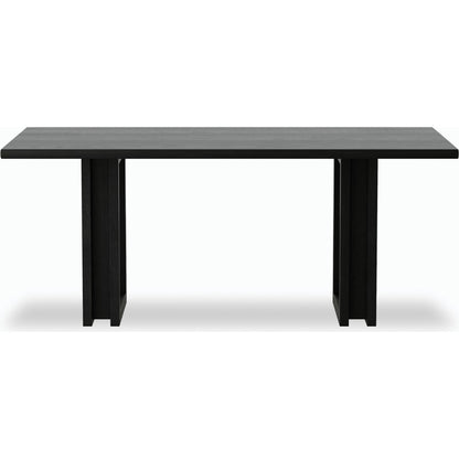 Carmel Dining Table by Four Hands in natural mango. Made from solid mango, iron in a modern style.
