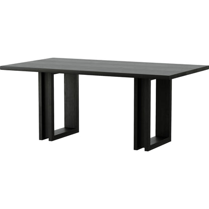 Carmel Dining Table by Four Hands in natural mango. Made from solid mango, iron in a modern style.