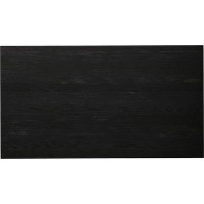 Carmel Dining Table by Four Hands in natural mango. Made from solid mango, iron in a modern style.