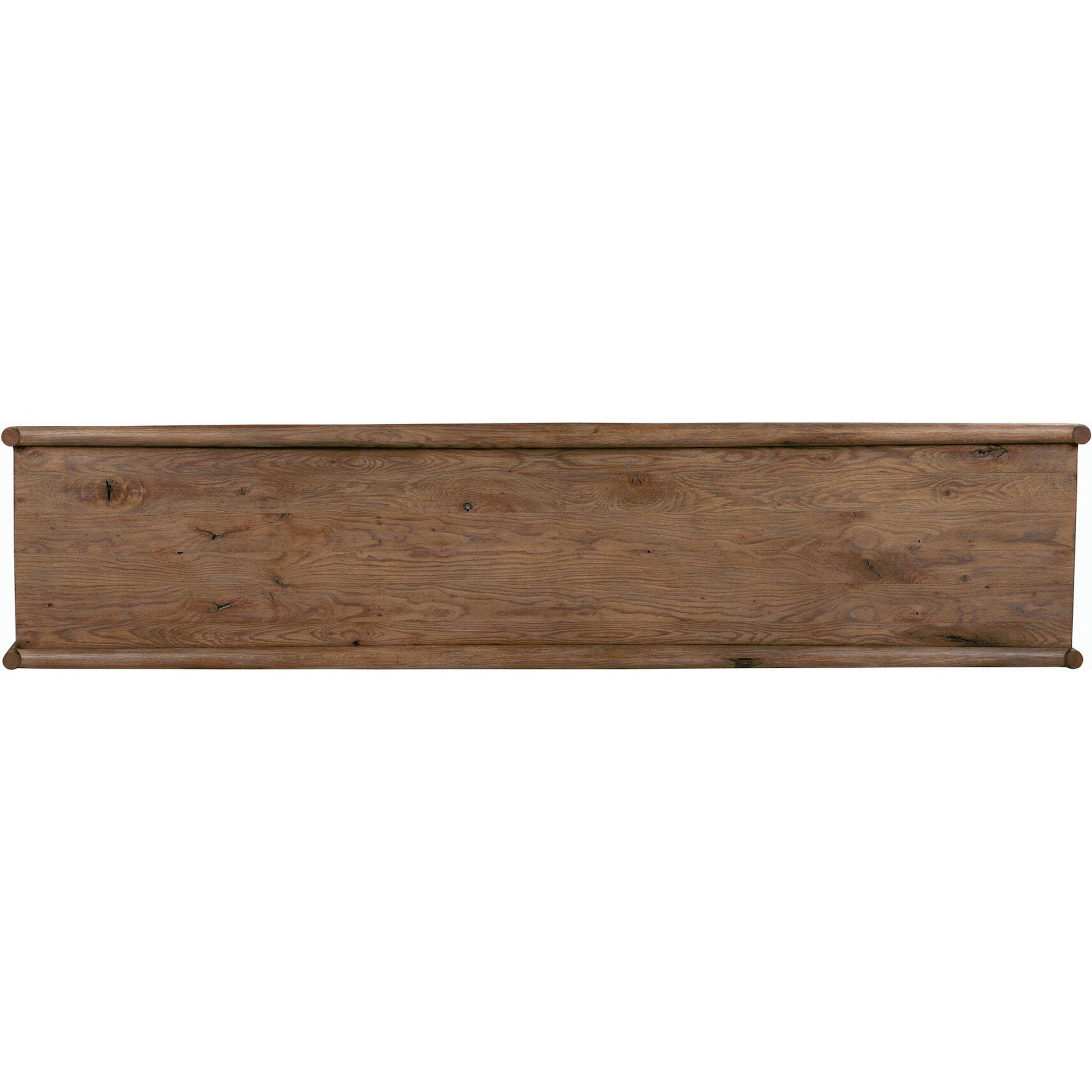 Glenview 9 Drawer Dresser by Four Hands in weathered oak. Made from thick oak veneer, solid oak in a modern style.