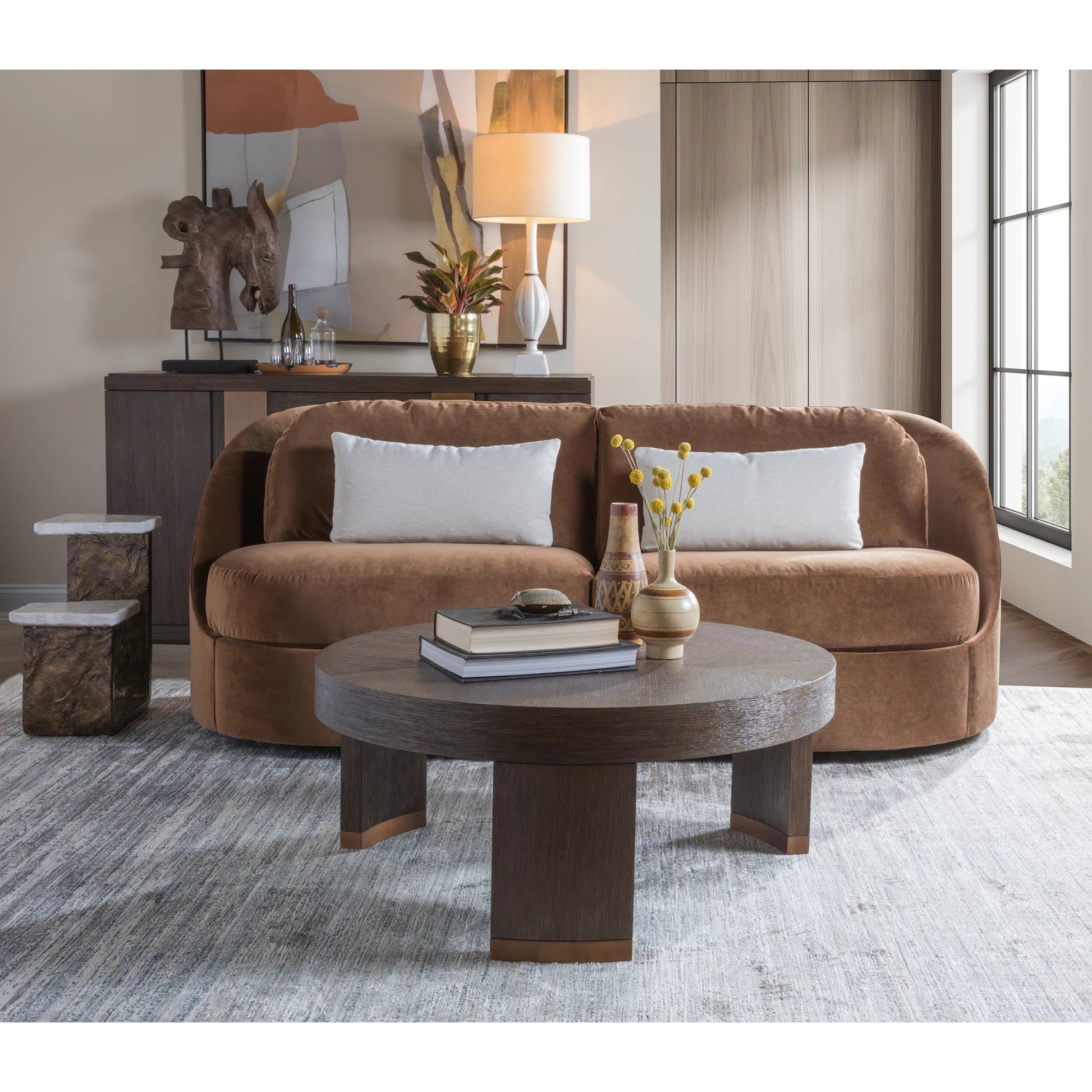 Andare Round Cocktail Table by Artistica Home. Made from unique in a modern style.