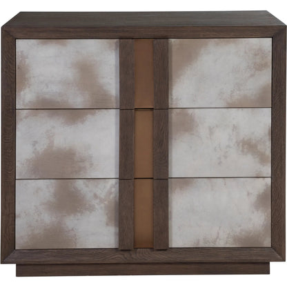 Andare Hall Chest by Artistica Home in dark brown. Made from white oak veneers, premium hardwoods in a unique style.