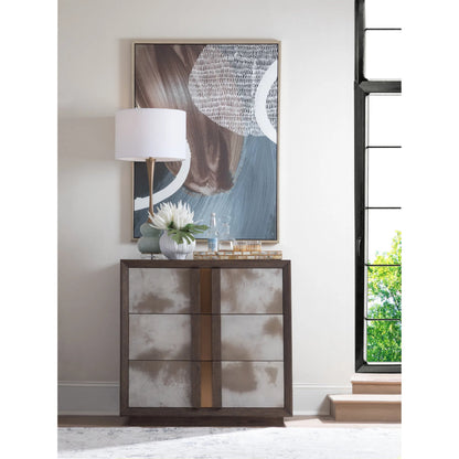 Andare Hall Chest by Artistica Home in dark brown. Made from white oak veneers, premium hardwoods in a unique style.
