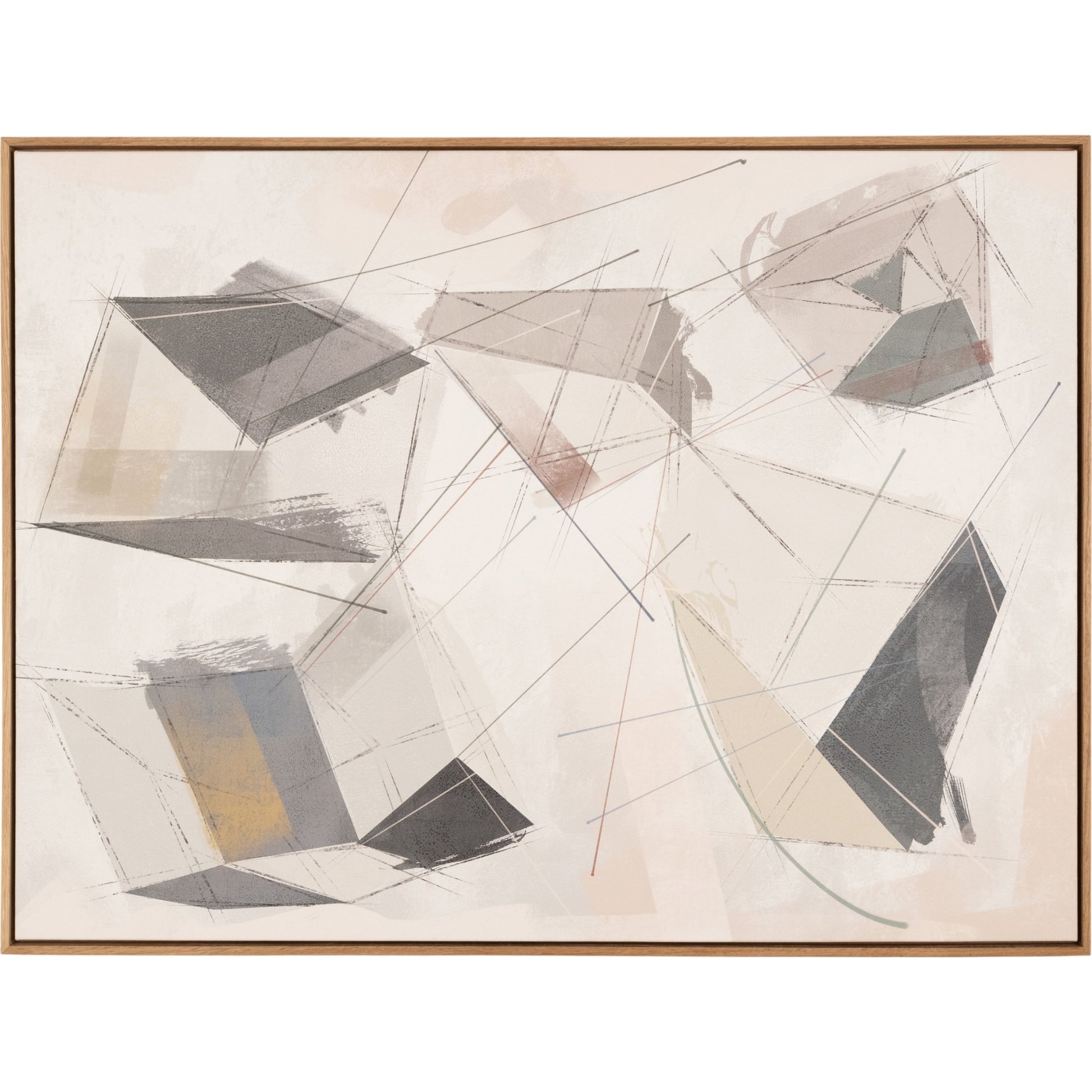 Escalate II by Coup d’Esprit by Four Hands. Made from vertical grain floater white oak, canvas in a coastal style.