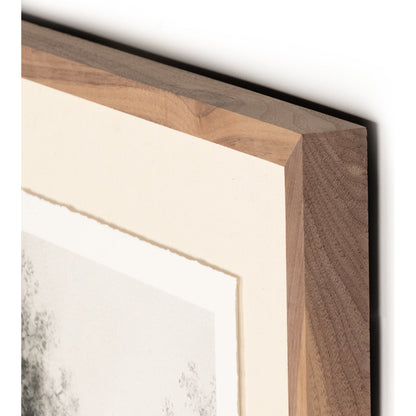 Landscape Study II by Aileen Fitzgerald by Four Hands. Made from walnut, textured fine art paper, acrylic glazing in a transitional style.