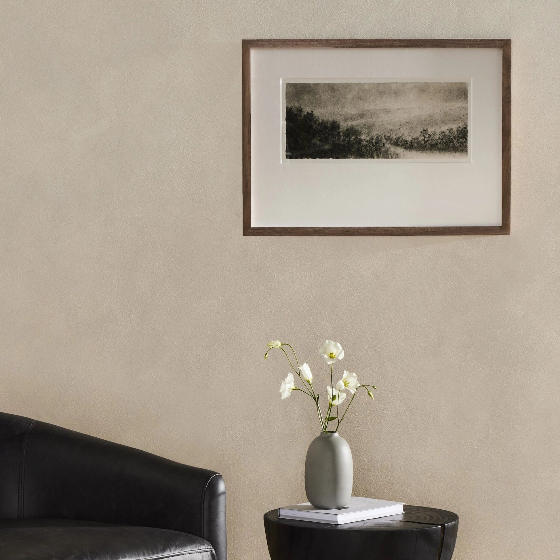 Hill Country Study I by Aileen Fitzgerald by Four Hands. Made from rustic walnut, acrylic glazing in a transitional style.