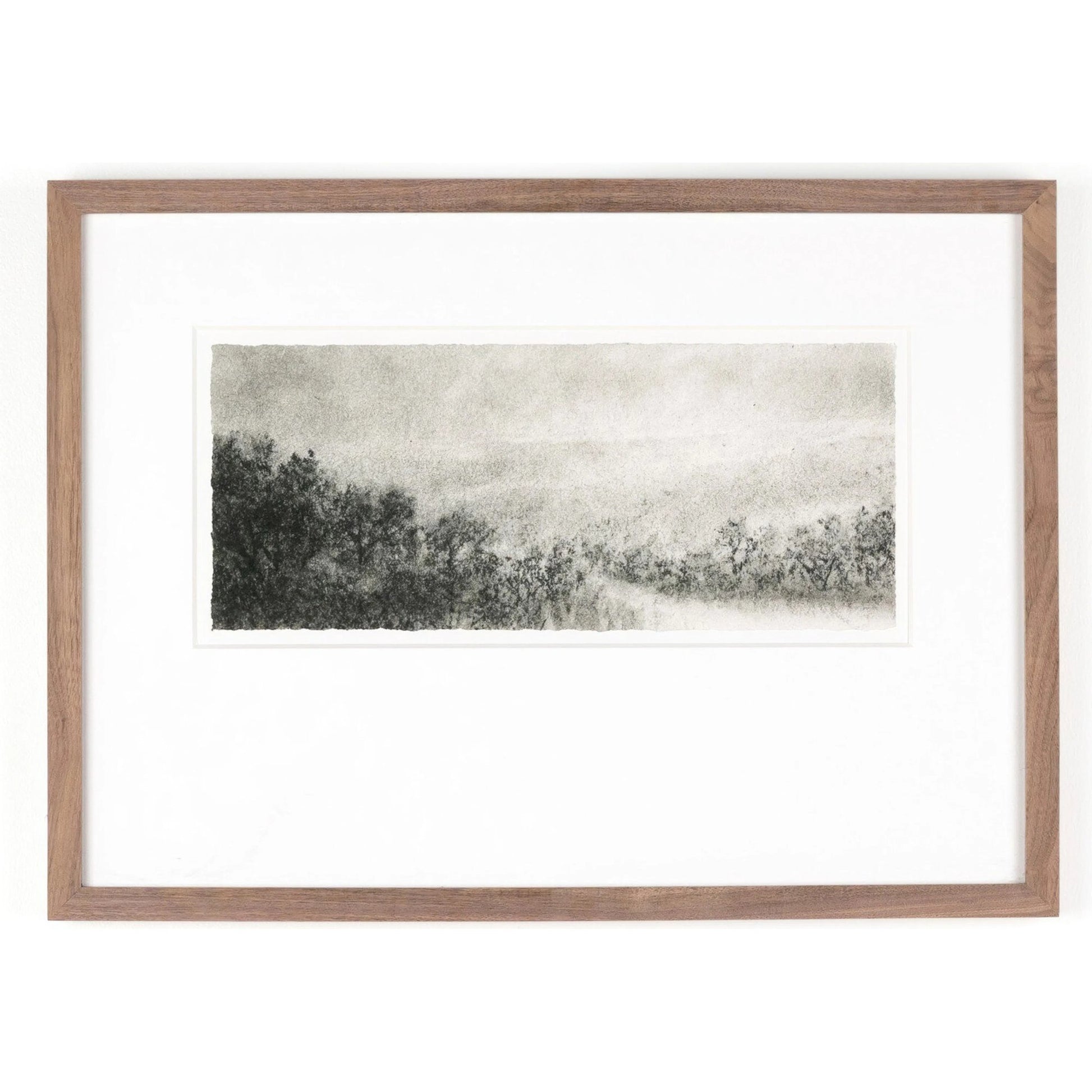 Hill Country Study I by Aileen Fitzgerald by Four Hands. Made from rustic walnut, acrylic glazing in a transitional style.