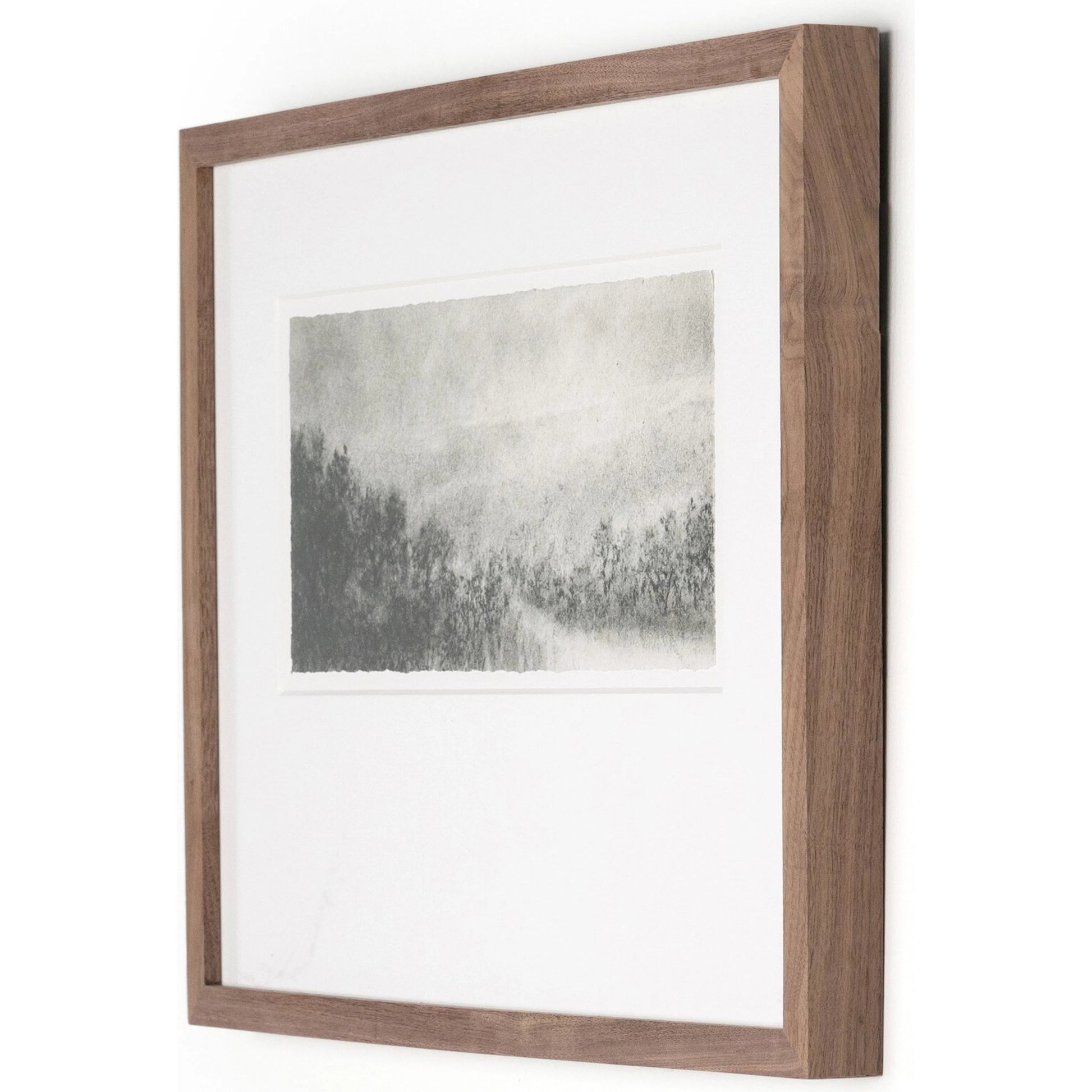 Hill Country Study I by Aileen Fitzgerald by Four Hands. Made from rustic walnut, acrylic glazing in a transitional style.