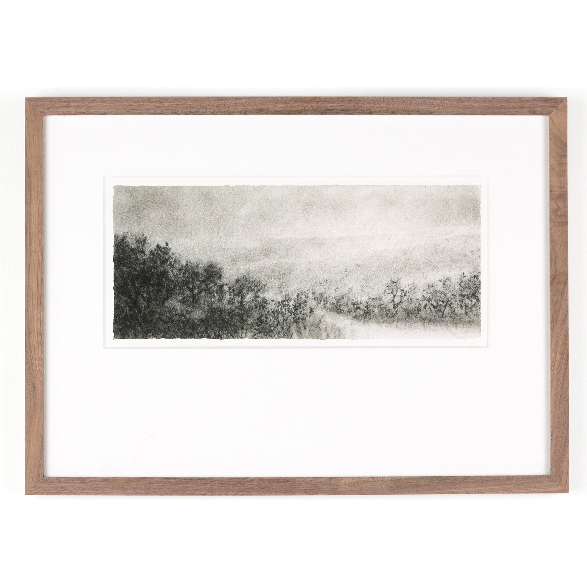 Hill Country Study I by Aileen Fitzgerald by Four Hands. Made from rustic walnut, acrylic glazing in a transitional style.