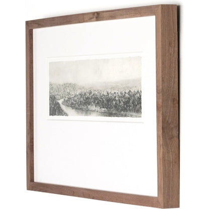 Hill Country Study II by Aileen Fitzgerald by Four Hands. Made from rustic walnut, acrylic glazing in a transitional style.