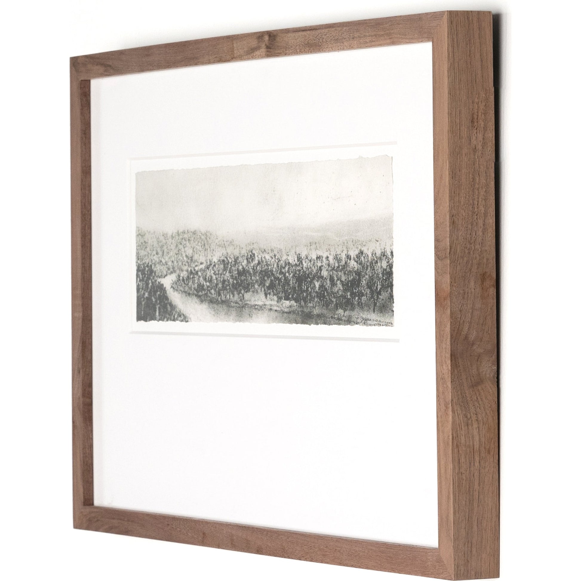 Hill Country Study II by Aileen Fitzgerald by Four Hands. Made from rustic walnut, acrylic glazing in a transitional style.