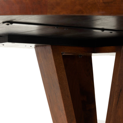 Cobain Dining Table by Four Hands. Made from solid mango in a modern style.