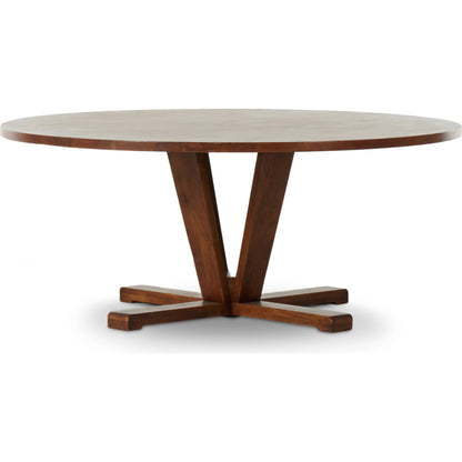 Cobain Dining Table by Four Hands. Made from solid mango in a modern style.