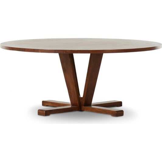 Cobain Dining Table by Four Hands. Made from solid mango in a modern style.