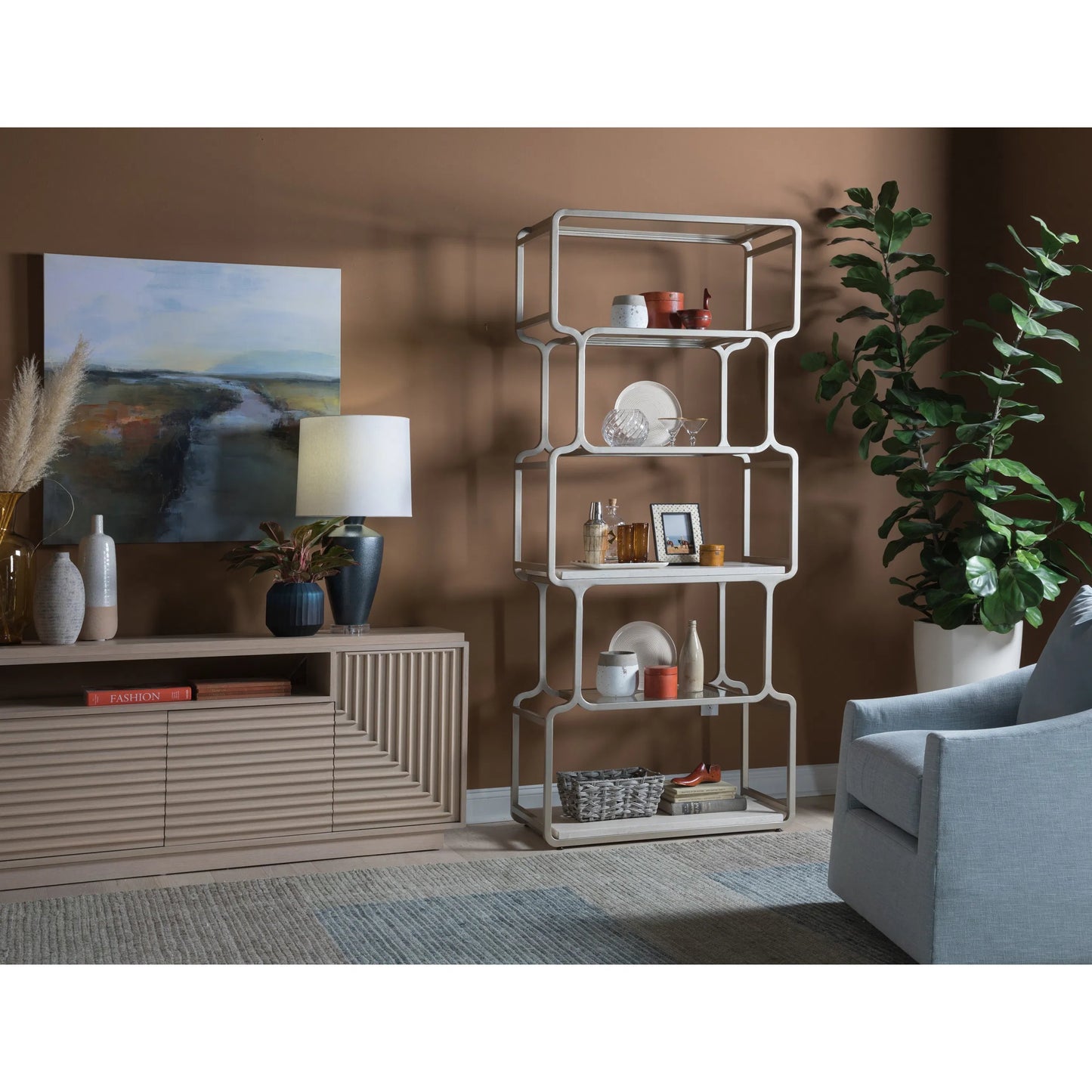 004 SI-2243914 | Lifestyle | St Ives Media Console by Artistica Home in sandrift. Made from unique in a transitional style.