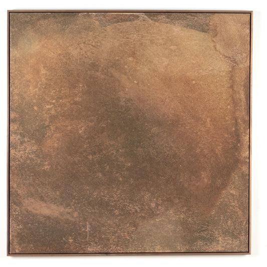 Soulful Hike by Molly Supplee by Four Hands in rustic walnut floater, fredrix 558 raw canvas. Made from rustic walnut, fredrix 558 raw canvas, gallery bracer in a transitional style.