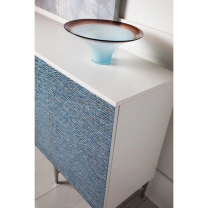 Deepwater Media Console by Artistica Home in sandrift. Made from iron in a modern style.