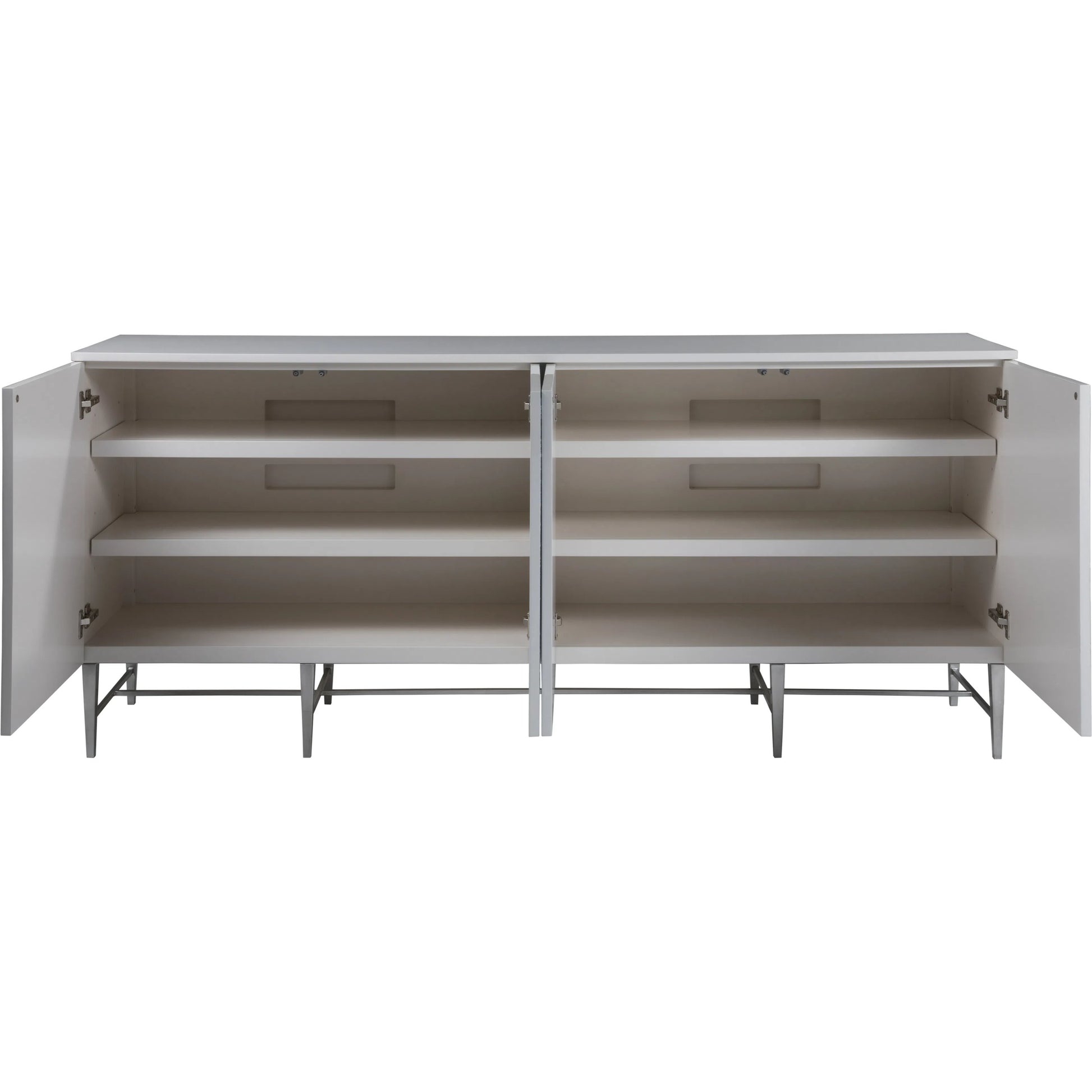 Deepwater Media Console by Artistica Home in sandrift. Made from iron in a modern style.