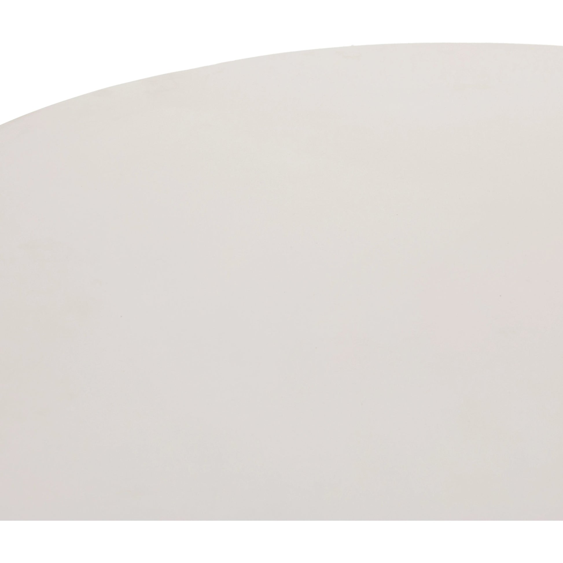 Parra Round Dining Table by Four Hands in white plaster molded concrete. Made from concrete in a modern style.