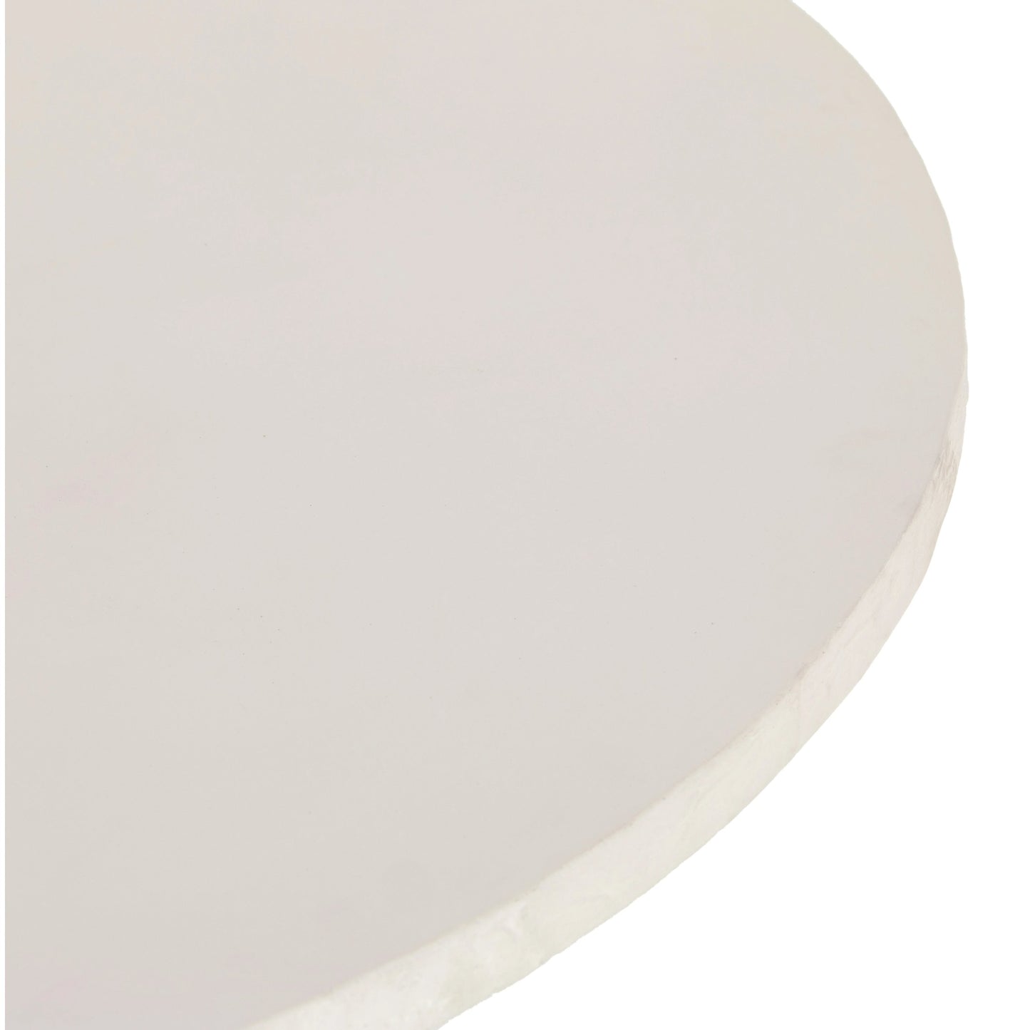 006 SI-1977675 | Additional Silo | Parra Round Dining Table by Four Hands in white plaster molded concrete. Made from concrete in a modern style.