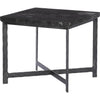 Charcoal Marble, Hammered Black Iron