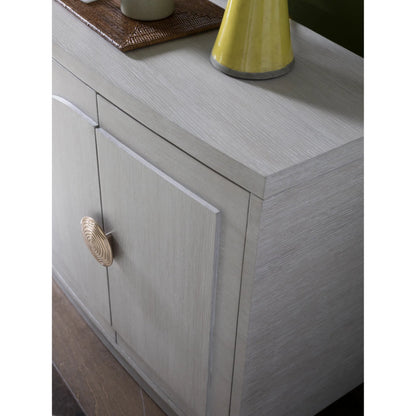 Solimar Buffet by Artistica Home in white oak. Made from white oak in a unique style.