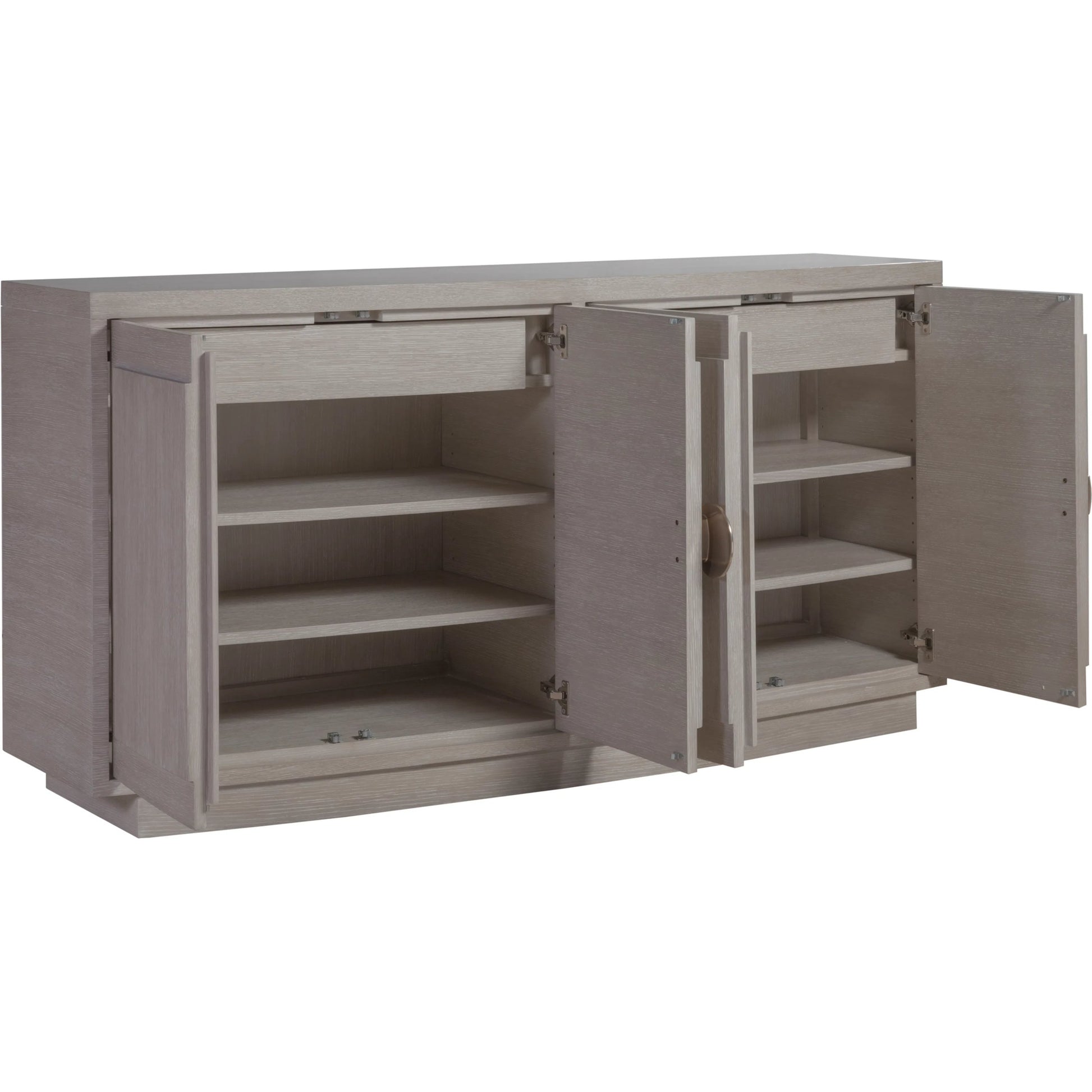 Solimar Buffet by Artistica Home in white oak. Made from white oak in a unique style.